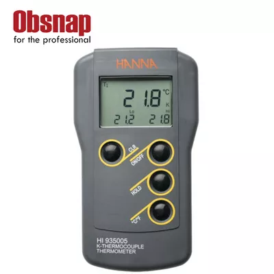 Hanna Instruments HI935005 K-Type Thermocouple Thermometer with Auto-off Capability