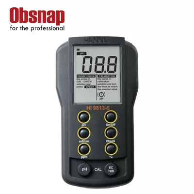 Hanna Instruments HI9813-5 Portable pH/EC/TDS Meter