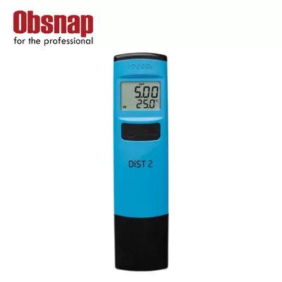 Hanna Instruments HI98302 DiST 2 Waterproof High-Range TDS Tester (0.00-10.00ppt)