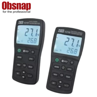 TES- 1315/1316 K.J.E.T.R.S.N. Data-Logger Thermometer