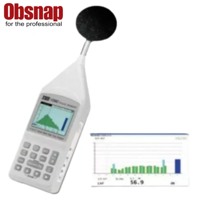 TES-1358C Sound Analyzer Real Time 1/1 & 1/3 Octave band Analysis