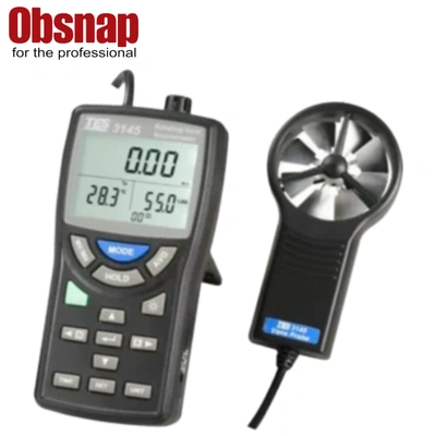 TES-3145 / TES-3145U Metal Vane Anemometer