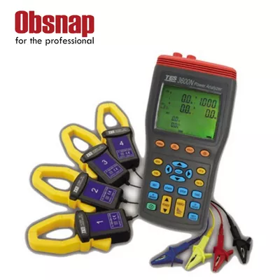 TES 3P4W Power Analyzer TES-3600N