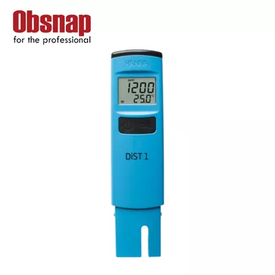 Hanna Instruments HI98301 DiST 1 Waterproof TDS Tester with 0-2000 ppm Range
