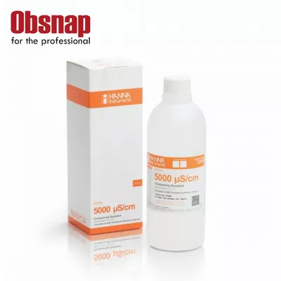 Hanna Instrument HI7039L 5000 µS/cm Conductivity Standard (500 mL Bottle)