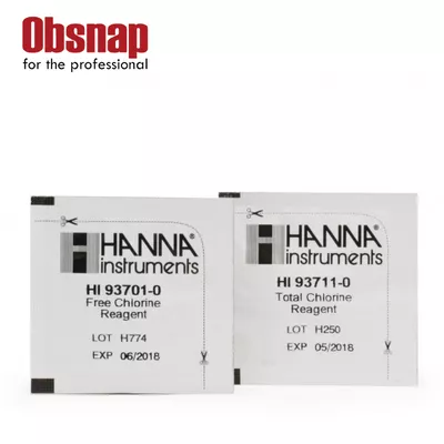 Hanna Instruments HI38020-200 Free and Total Chlorine (Low, Medium, and High Range) Test Kit Replacement Reagents (200 tests)