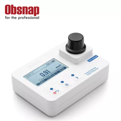 Hanna Instruments Free and Total Chlorine Portable Photometer with CAL Check - HI97711