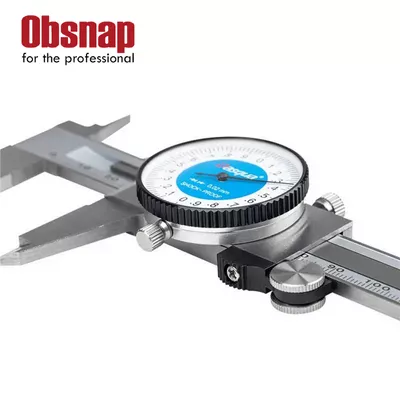 DASQUA Monoblock High Precision 0-150mm Double Shock-Proof Dial Caliper Pro
