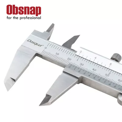 DASQUA Stainless Steel Made Monoblock Vernier Caliper With Fine Adjustment