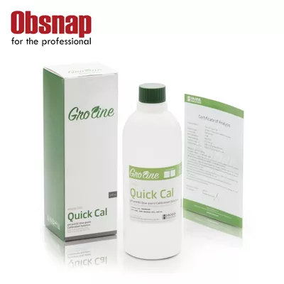 Hanna Instruments GroLine Quick Cal pH/EC/TDS Calibration Solution (500 mL) - HI5036-050
