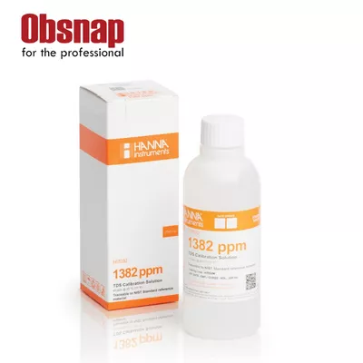 Hanna Instrument HI7032L 1382 mg/L (ppm) TDS Calibration Solution (500mL Bottle)