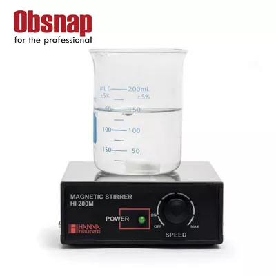 Hanna Instruments Stainless Steel Cover Magnetic Mini-Stirrer - HI200M