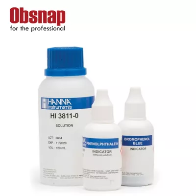 Hanna Instruments Alkalinity Test Kit Replacement Reagents (110 tests) - HI3811-100