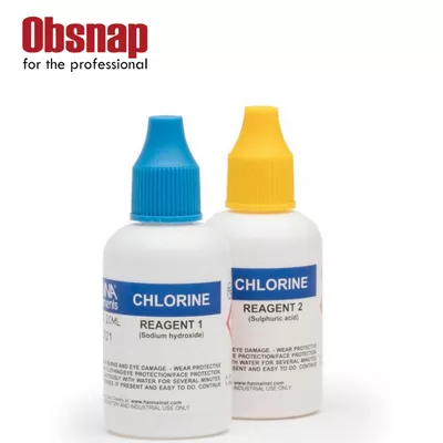 Hanna Instruments Free Chlorine Test Kit Replacement Reagents (50 tests) - HI3831F-050