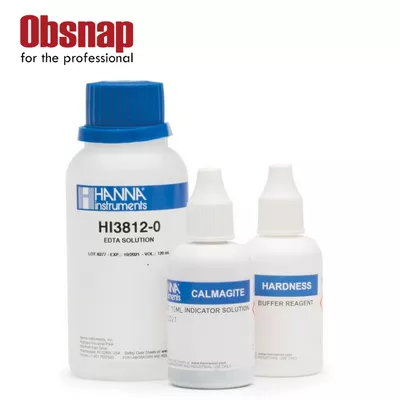 Hanna Instruments Total Hardness Test Kit Replacement Reagents (100 tests) - HI3812-100