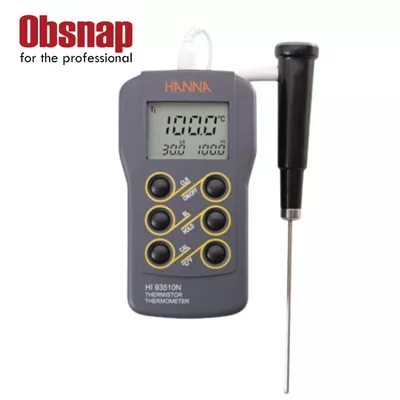 Hanna Instruments HI93510N Waterproof Thermistor Thermometer with Calibration Option