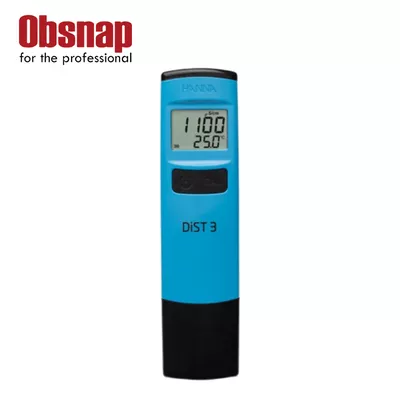 Hanna Instruments HI98303 DiST 3 Waterproof Low-Range EC Tester (0-2000 µS/cm)