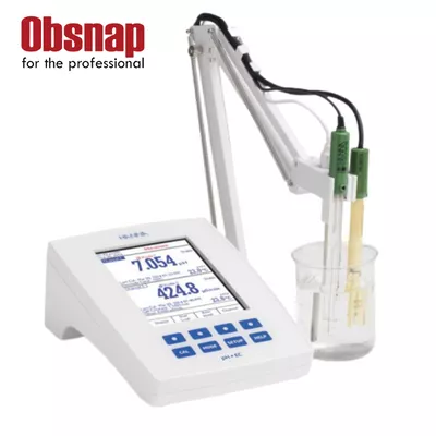 Hanna Instruments HI5521 Laboratory Research Grade Benchtop pH/mV and EC/TDS/Salinity/Resistivity Meter