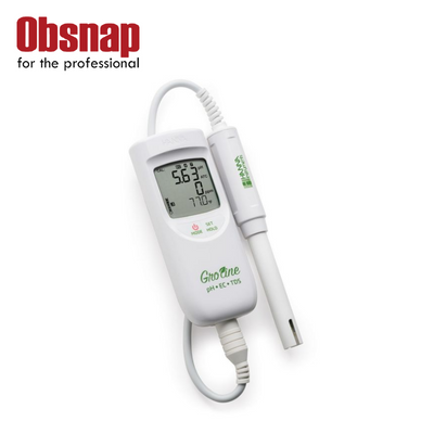Hanna Instrument - HI9814 GroLine Hydroponics Waterproof pH/EC/TDS/Temperature Portable Meter - Image 3