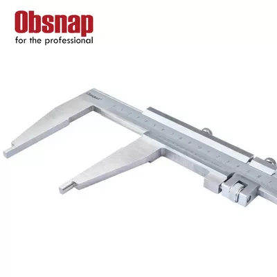 DASQUA 500mm / 20 Inches Hardened Stainless Steel Measurement Tool Monoblock Vernier Caliper With Nib Style Jaws