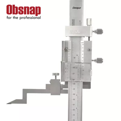 DASQUA Professional 300mm / 12’’ Height Gauge 0.02mm / 0.001” Resolution With Magnifier & Adjustable Main Beam