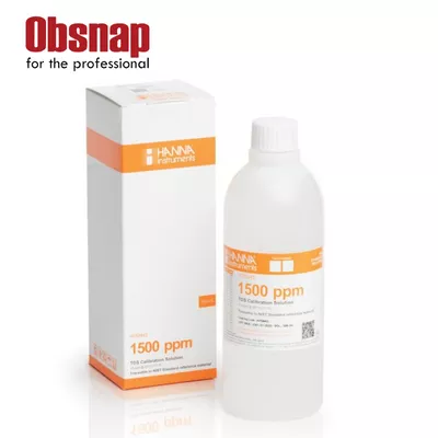 Hanna Instrument HI70442L 1500 mg/L (ppm) TDS Calibration Solution (500 mL Bottle)