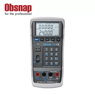 TES PROVA-135 4-20mA Loop Calibrator + Thermometer