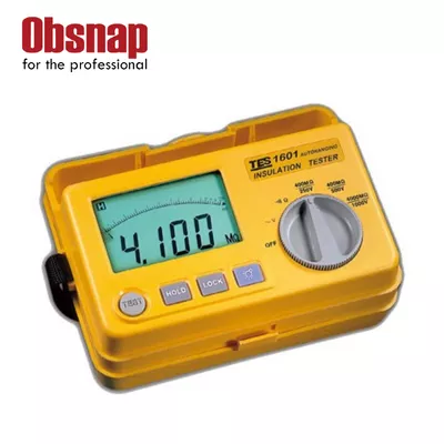 TES 1601 Auto Ranging Insulation Tester